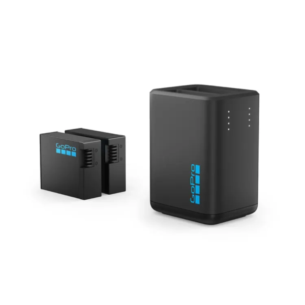 CARGADOR DOBLE GO PRO 13 + DOS BATERIAS