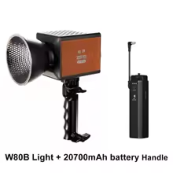 luz de fotografía portátil ZSYB W80B 80W LED - Imagen 3