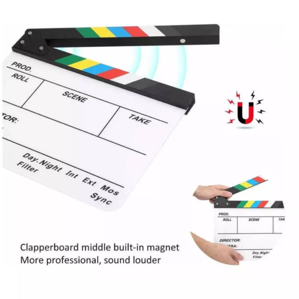 CLAQUETA ACRILICA PARA GRABACIÓN PROFESIONAL - Imagen 3