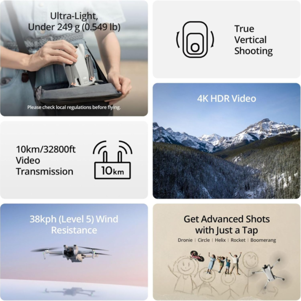 DRONE DJI MINI 3 CONTROL RC - Imagen 4