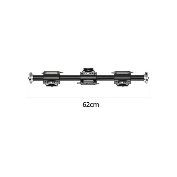 BARRA CENITAL  Soporte de brazo cruzado para trípode sólida de aluminio de 3/8 - Imagen 4