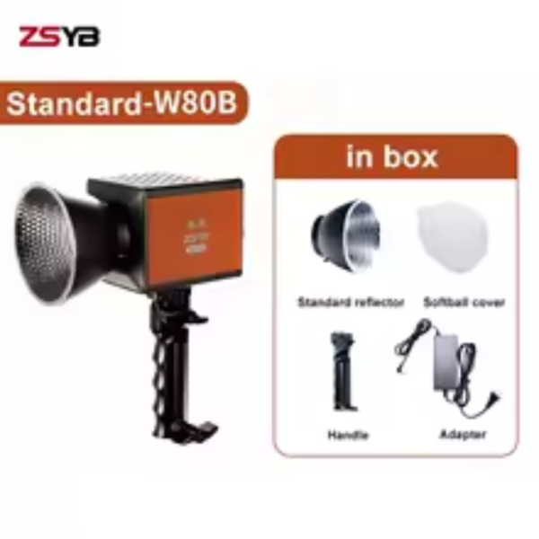 luz de fotografía portátil ZSYB W80B 80W LED - Imagen 5