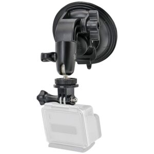 SOPORTE PARA BRISAS CON ADAPTADOR 1/4-20 GOPRO HERO