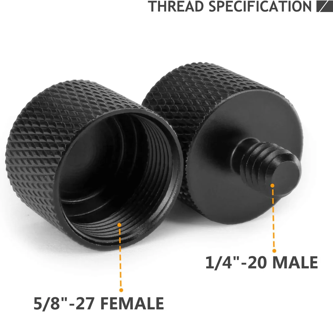 TORNILLO ADAPTADOR DE ROSCA HEMBRA MICROFONO - Imagen 5