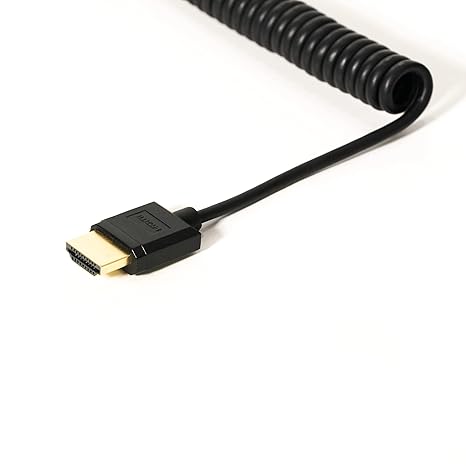 CABLE HDMI A HDMI EN ESPIRAL 4K (1MTS) - Imagen 4