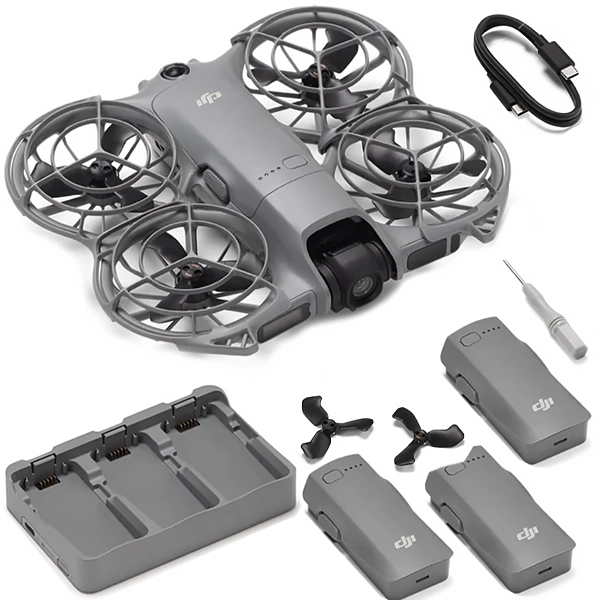 DRON ONLY DJI NEO 2 CON TRES BATERIAS Y HUB DE CARGA - Imagen 2