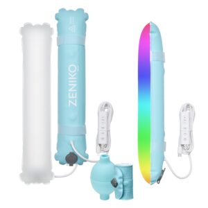 TUBO DE LUZ INFLABLE ZENIKO OT80R – 80 CM RGB