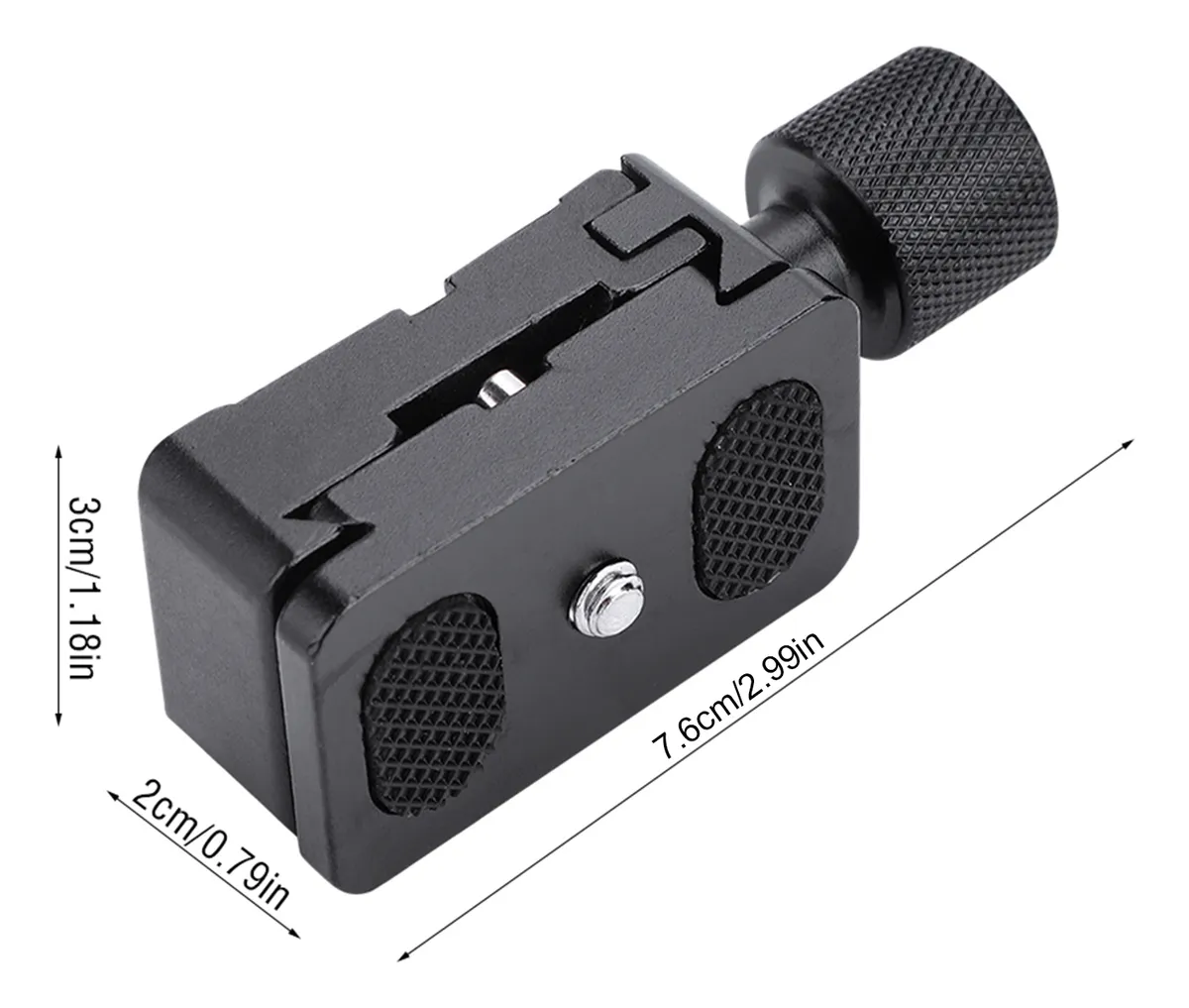 ZAPATA Y PLACA DE LIBERACION RAPIDA EN ALUMINIO - Imagen 2