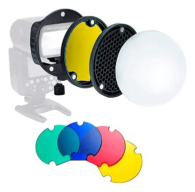 DIFUSOR DOMO TRIOPO P/FILTROS COLORES - Imagen 3