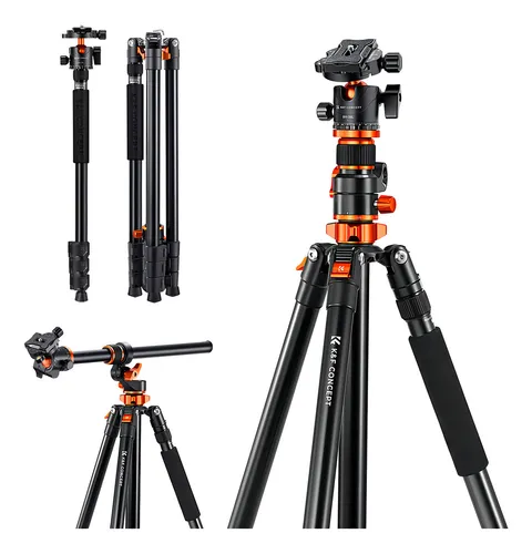 TRIPODE PROFESIONAL K&F CONCEPT CABEZA FLUIDA T254A7 - Imagen 3