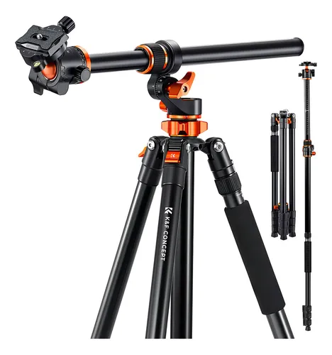 TRIPODE PROFESIONAL K&F CONCEPT CABEZA FLUIDA T254A7 - Imagen 2