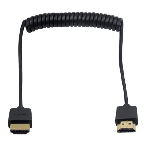 CABLE HDMI A HDMI EN ESPIRAL 4K (1MTS) - Imagen 2