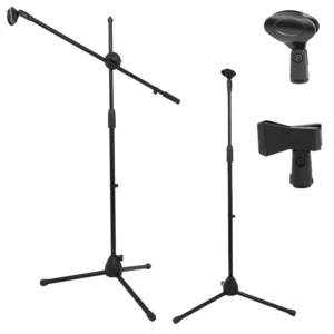 BASE PARA MICROFONO TIPO BOOM DOBLE PIAÑA